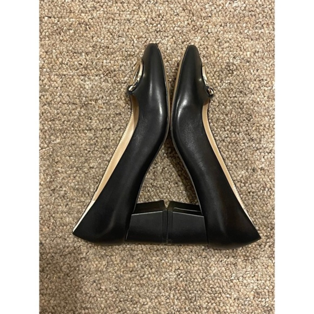 Tahari Buckle Pump Heels. - Picture 3 of 8